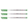 STABILO OHPen Universal Water Soluble Green Pack of 3