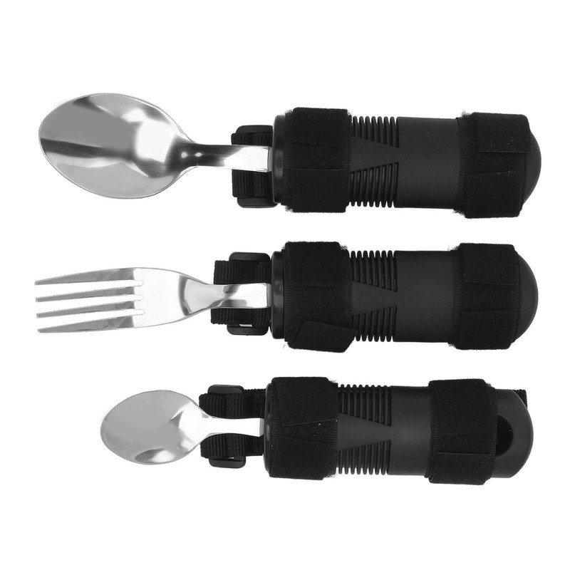 Adaptive Utensils Non Slip Handle Hemiplegia Aid Utensils Elderly Fork