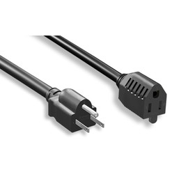 RiteAV Heavy-Duty Power Cord Extension, NEMA 5-15P/5-15R 14AWG, 15A 125V, 50FT