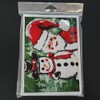 Caroline's Treasures Friends Snowman and Santa Claus Greeting Cards Pack
