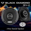 BLACK DIAMOND Dia-4.2 4" Coaxial Car Speakers – 2-Way Full