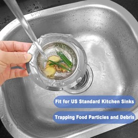 Sink Drain Strainer,2 Pack Stainless Steel Kitchen Sink Strainer,4.5" Diameter Top / 3" Diameter Basket