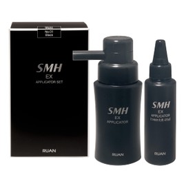 SMH EX Applicator Set (No.1 Black), For Hair Loss, Area, Alopecia, Gray Hair, Hair Enhancement Powder, For Hairline, Scalp, Parting, For Hairline, Thin Hair, Gray Hair