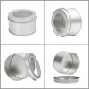 Small tin cans with lid, round metal cans with lid,