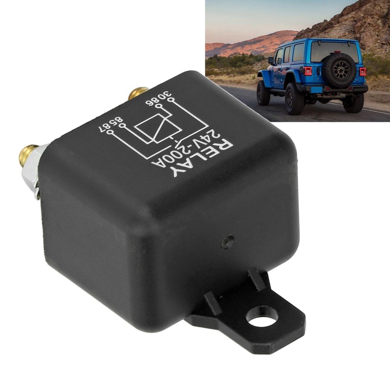 24V 200A Car Start Relay High Current Normally Open Brass