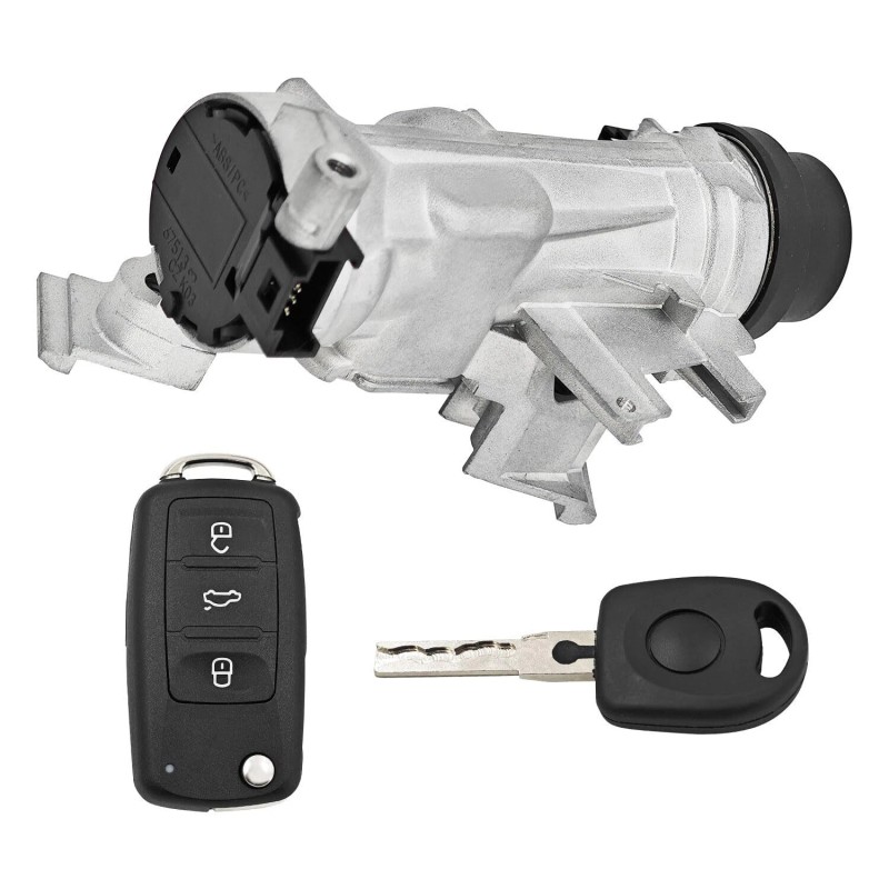 Unbranded For Vw Jetta 2006-2018 Ignition Switch Lock Assembly W/remote