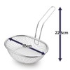 Yoshikawa Aikata 2609378 PD3028 Stainless Steel Fried Colander, Easy to
