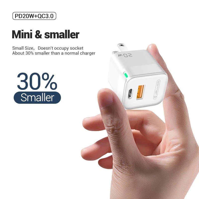 Jellico 20W Fast USB-C PD Wall Charger for Nuu X6