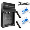 (2 Pack) Rechargeable NP-BX1 Battery and USB Charger Set, 2000mAh