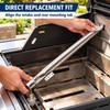2-Pack Stainless Steel BBQ Grill Burner Tubes for Nexgrill 720-0830H