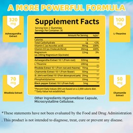 Cortisol Supplements Gummies for Women 2 Pack,Cortisol Reducer