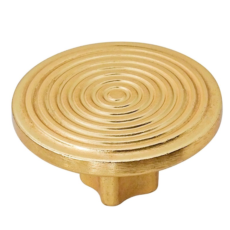 Decoranddecor Mira Spiral Round Cupboard Knob Handle - 40mm Diameter