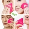 LAC 3 Powder Puff Face Triangle - Reusable Mini Velvet