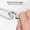 Double Hook with Snap Hook, 8 Pack 3.5 Inch Double