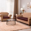 DyFun Couch Cushion Cover PU Leather Sofa Cushion Slipcover Stretch