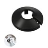0.63" Outer Diameter Flange Water Pipe Cover Decoration White Pipe