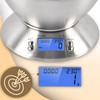 Retoo Kitchen Scales with Removable Bowl 1.8 L and LCD