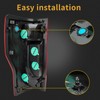 MiKaFex Right Passenger Side Rear Tail Light Assembly Compatible With
