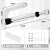 VEHHE Kitchen Roll Holder, One-handed Tearing Paper Towel Holder Under