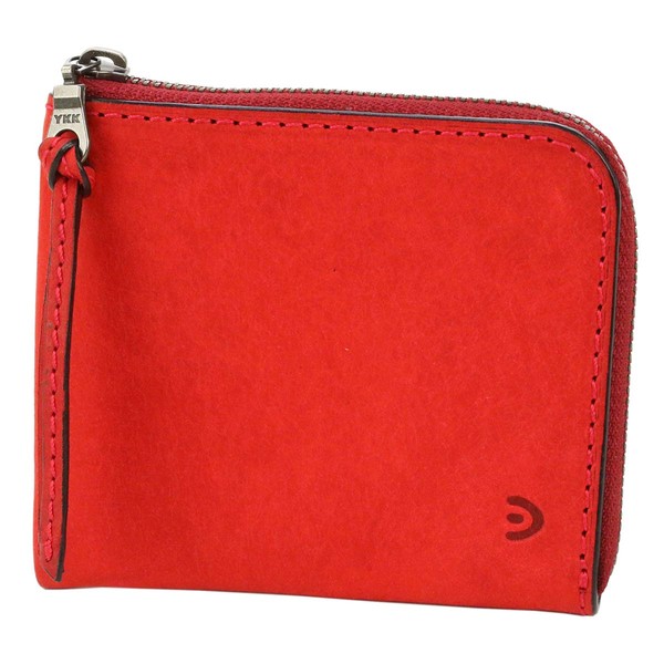 Baggy Port ZYS2403 Men's Coin Purse, Genuine Leather, Buona, red