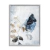 Stupell Wilting Flower Abstract Still Life Modern Blue Brown 11