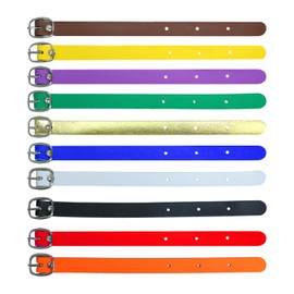 10-Pack Luggage Straps - Adjustable 7.59 Inch (19.3cm) Replacement Belts with Metal Buckle, 10 Colors for Luggage Tags, Pass Holders, Watch Bands & Travel Accessories