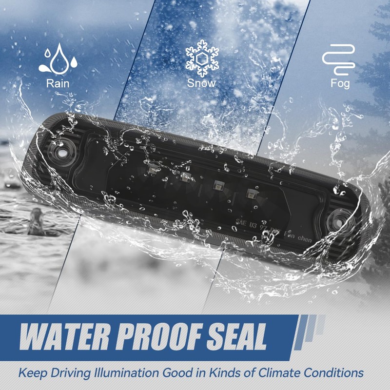 Auto Dynasty LED 3rd Third Brake Light Compatible with 1997-2001