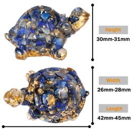 mookaitedecor Rose Quartz Resin Turtle Crystal Tortoise Statue Carved Animal for Home Office Decoration