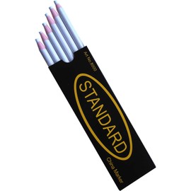 HAND ® 12 Non-Sharpening Wax China Marker Pencil, White Colour 17cm