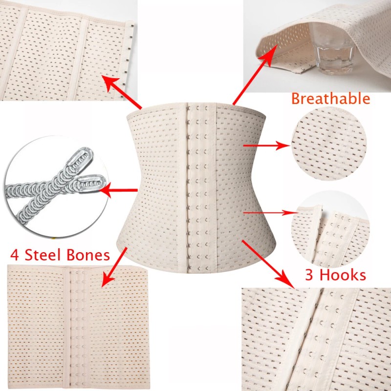 Women's Waist Trainer Shaper Postpartum Belly Recovery Girdle Tummy Control