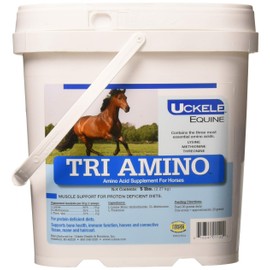 Uckele Tri Amino Horse Supplement - Equine Vitamin & Mineral Supplement - 5 Pound (lb)