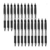 Gurkkst Pack of 20 0.5 mm Black Gel Pens Quick-Drying