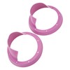 6.5in 2 Pcs Purple Car Speaker Baffle Kits Silicone Horn