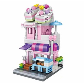 LOZ Building blocks game to build and play. Pastry shop