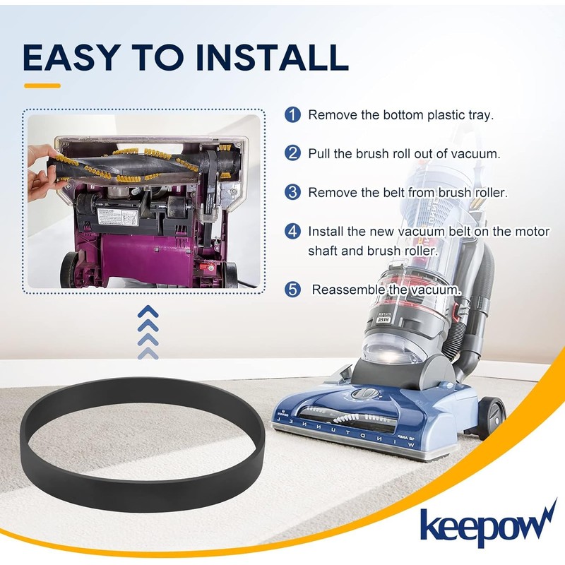 KEEPOW Vacuum Belts Replacement for Hoover 562932001 Vacuum Belt, Vacuum
