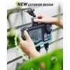 RAINPOINT Irrigation Computer, 3 Outputs, Large LCD Display, Garden Watering