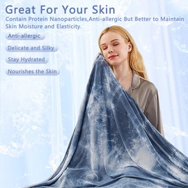 Topcee Cooling Blanket (90"x90"Queen Size) for Hot Sleepers and Night Sweats,100% Oeko-Tex Certified,Arc-Chill Q-Max >0.5 Cool Fiber,Ultra Cold Breathable,Comfortable, Hypo-Allergenic, All-Season.