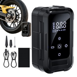 Air Compressor - Cordless Tire Inflator - Digital Display Electric Pump for Long-Distance Driving Garage Road Trip Home Camping Vehicle