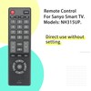 NH315UP Replacement Remote Control for Sanyo Smart TV FW32D06F FW32D06F