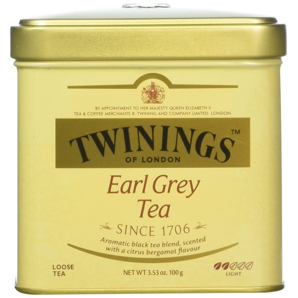Twinings Classics Earl Grey Tea Loose Tea 3.53 oz Tin - Pack of 3