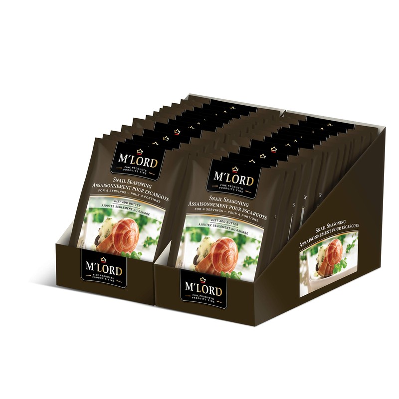M'Lord Snail Seasoning, Escargot Seasoning Mix, Delicious Spice Blend, Easy