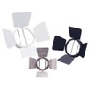 WAC Lighting PAR20BD-BK Barn Door for 178/188/024/048 Fixture