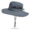 KorhLeoh Women Sun Hat UV Protection Foldable Mesh Wide Brim