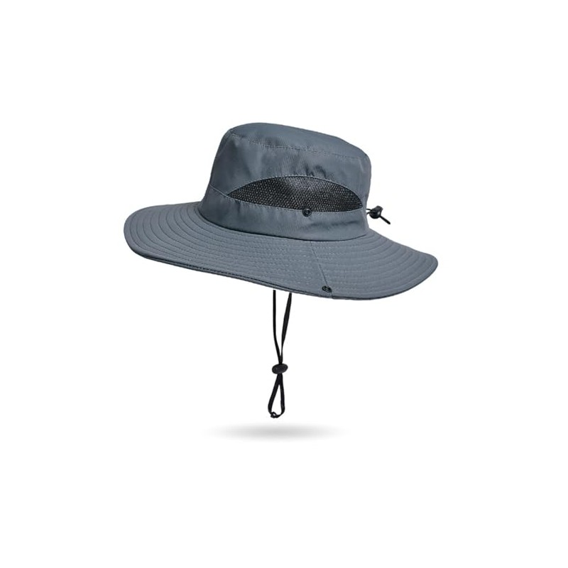 KorhLeoh Women Sun Hat UV Protection Foldable Mesh Wide Brim