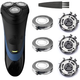 YAFIYGI Replacement for Heads Shaving Heads SH30 SH52 and Series 3000 2000 1000 Shavers S738 Click and Style Easy Cut Replace Heads 3 Pack