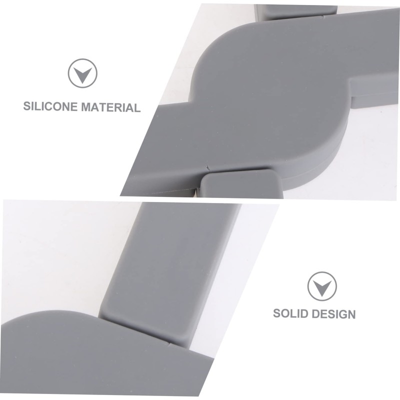 GRIRIW 2Pcs Creative Table Mat Folding Heat Resistant Kitchen Protective