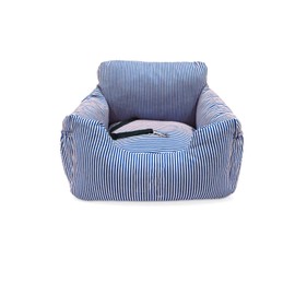 Dog Car Seat for Small Dog, Puppy Dog Booster Seats Fully Detachable and Washable,Dog Bed for Car with Storage Pockets and Clip-On Safety Leash