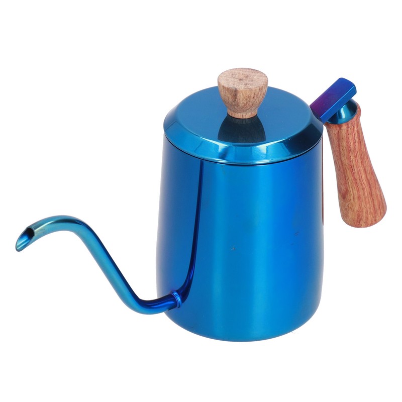 600ml Stainless Steel Manual Coffee Pot Long Narrow Spout Pour