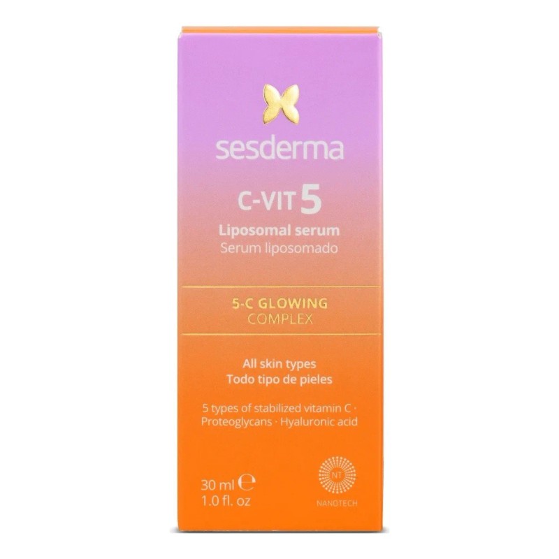 Serum Facial C-vit 5 Vitaminas 30ml Sesderma Tipo de piel
