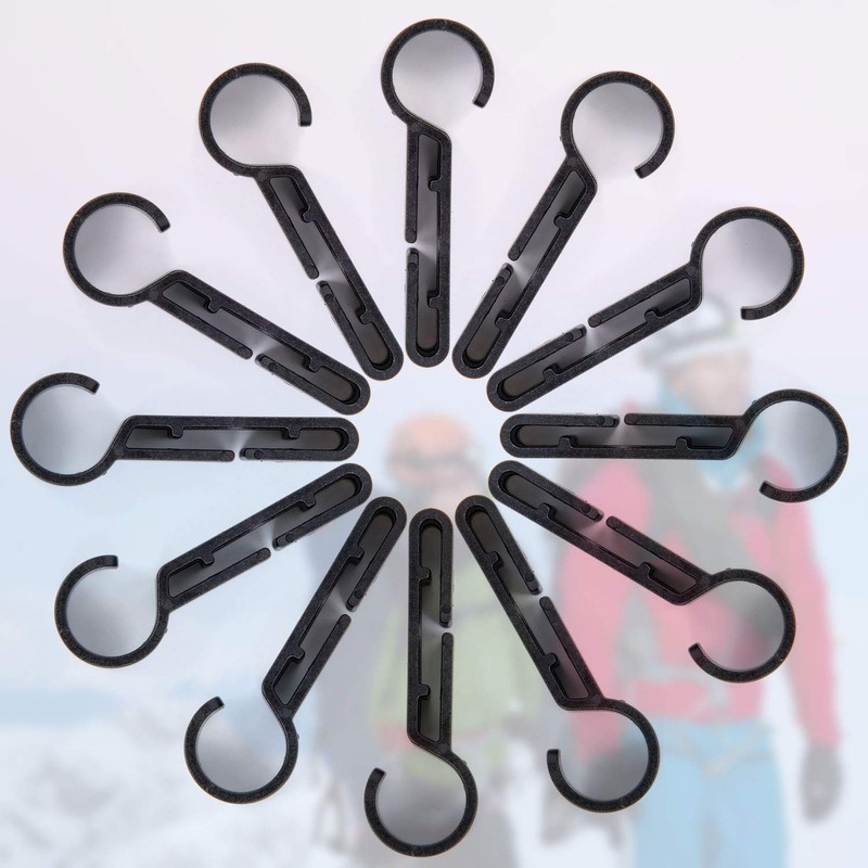 Headlamp Clips Hook Hard Hat Light Clips,Hardhat Headlamp Accessory (100)